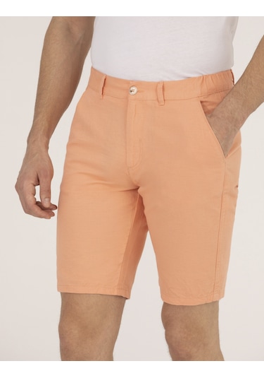 Pierre Cardin Erkek Turuncu Şort / Bermuda 50264863-vr051 Turuncu