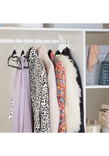 50'li Paket Kauçuk Ve Kaymayan Ekstra Güçlü Plastik Askılar Diğer