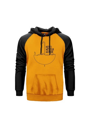 How I Met Your Mother Umbrella Sarı Reglan Kol Unisex Sweatshirt Sarı