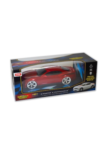 Ctoys 1:14 Ölçekli Chevrolet Copo Camaro Işıklı Uzaktan Kumandalı Araba Kırmızı 1402b Kırmızı