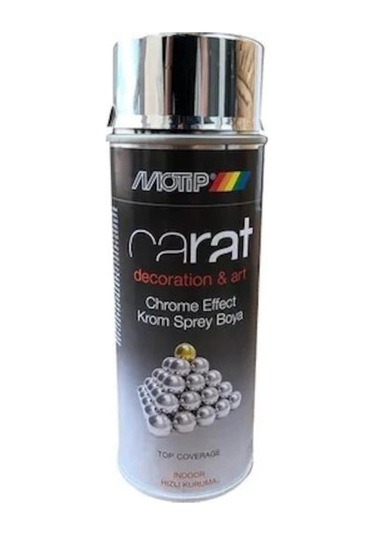 Motip Carat Efekt Sprey Boya 400Ml Krom