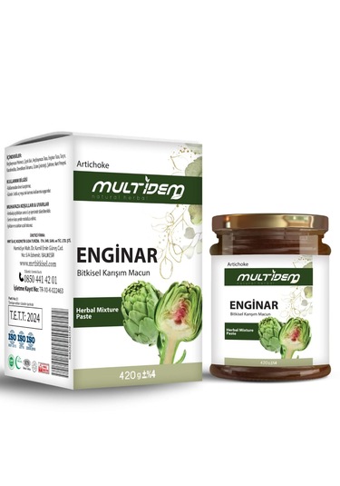 Multidem Enginar Macunu Pekmez Ve Bal Katkılı Bitkisel Macun 420 G