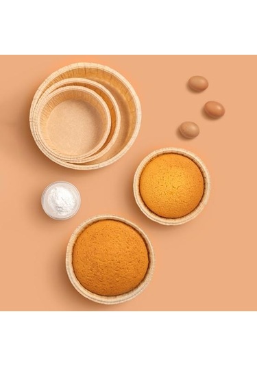 Kullanışlı Kağıt 3 Boyutlu Kek Kalıbı Çevre Dostu Kalıptan Çıkarılması Kolay 6inch