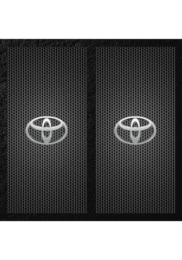 Araç Kapı Direği Kaplama Folyosu Uv Baskılı 2'li Set-50x24 Toyota