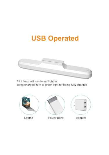 Maiyame Beyaz Usb Şarjlı Dolap Lambası - 42 Led, Dokunmatik & Kumandalı Kontrol, 3 Renk Tonu, Parlaklık Ayarlı, 10/30 Dakika Zamanlayıcı, Manyetik Taban Beyaz