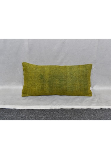 Zehra Abla Halı Yeni El Dokuma Dekoratif Lumbar Kilim Kırlent Yastık Kılıfı 6652 Çok Renkli