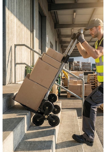 Loas Lskta80m 80kg Merdiven Çıkabilen Katlanır Paket Taşıma Arabası