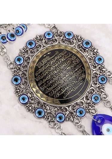 Kangvka El Yapımı Mavi Göz Amuletı - Kötü Şansı Engelle, Ev/araba Dekorasyonu, Özel Hediyelik Taşlı Ahsap Takı