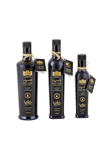 Sognare Ayvalık Erken Hasat Natürel Sızma Zeytinyağı 250 ML + 500 ML + 750 ML