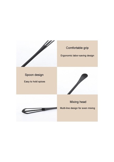 Dancemonkey Cbtx Ev Mini Çırpma Küçük Kaşık Mutfak Çok Fonksiyonlu Karıştırma Çubuğu Beyaz, Küçük Kaşık İle Pratik Karıştırma Beyaz