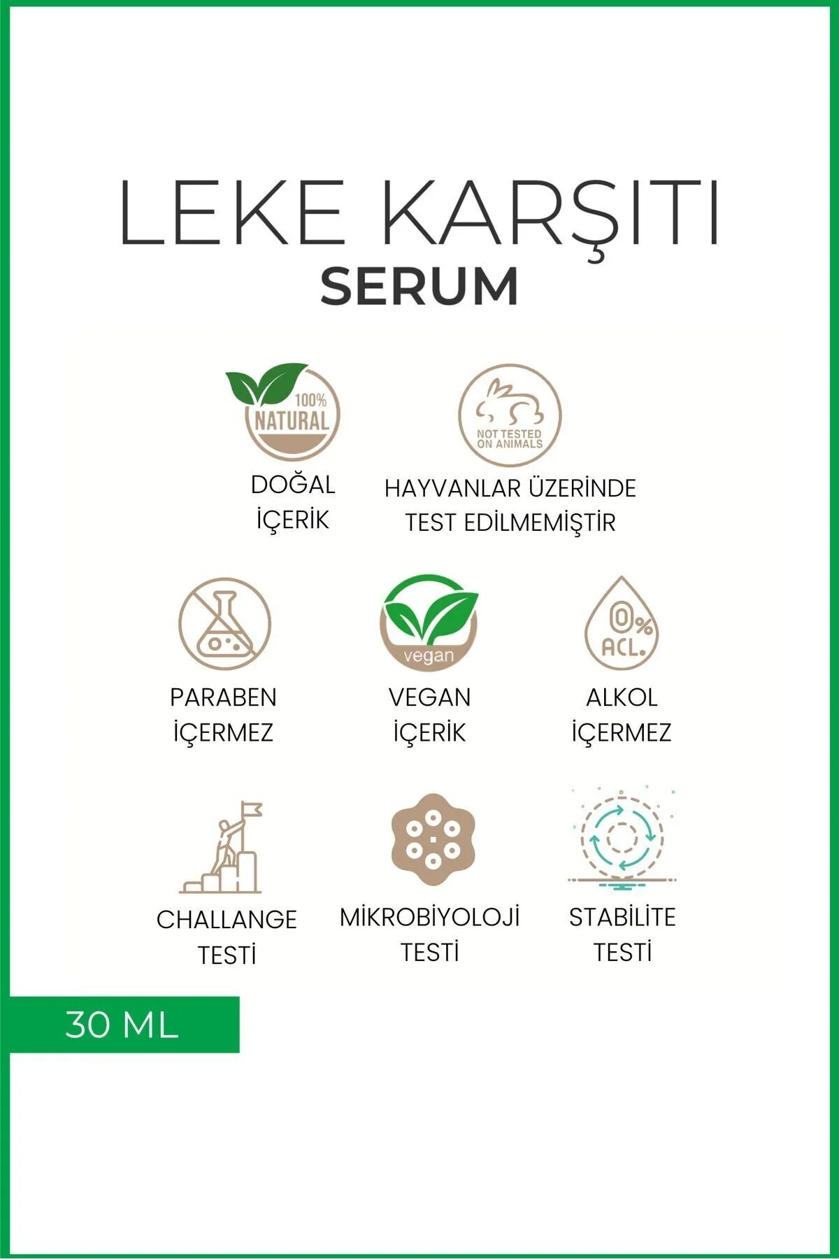 Beaute Attendue Leke Karşıtı, Aydınlatıcı, Arbutin Ve C Vitaminli Cilt Bakım Serumu