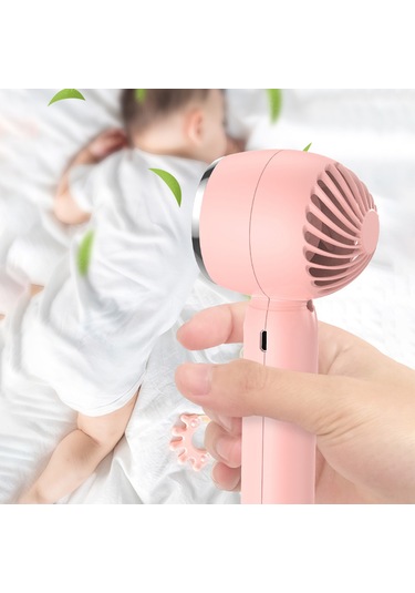 Kosona Usb Şarjlı Elden Fan, 3 Hızlı 2000mah Pil, Taşınabilir Masaüstü Fan, Doğal Rüzgar, Çıkarılabilir Tabanlı, Yaz Seyahat Ve Dış Etkinlikler İçin