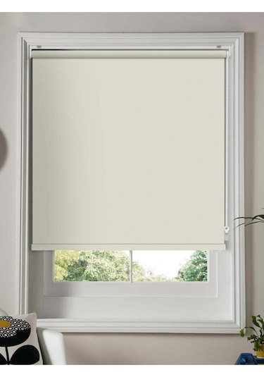 Venassa Krem Blackout Stor Perde Güneş Geçirmez Perde Zebra