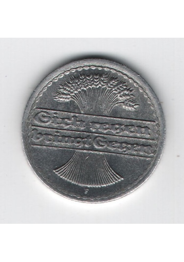 Almanya Weimar Cumhuriyeti 50 Pfennig 1922-f Mp2095