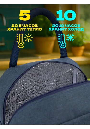 Simalend Öğle Yemeği İçin Termos Çantası, Öğle Yemeği Çantası 164517075 Mavi