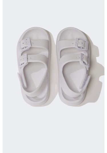 DeFacto Erkek Çocuk Cırt Cırtlı Düz Taban Eva Sandalet C2236A825SMWT1