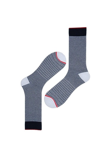 Desenli Erkek Soket Çorap-1850 Çok Renkli