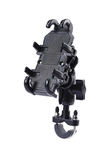 Springsun Motosiklet Telefon Tutucu, 360 Dönebilen Ayarlanabilir Bisiklet Telefon Tutucu Motosiklet Gidonu Telefon Braketi 4''-6.7'' Telefonlar İçin