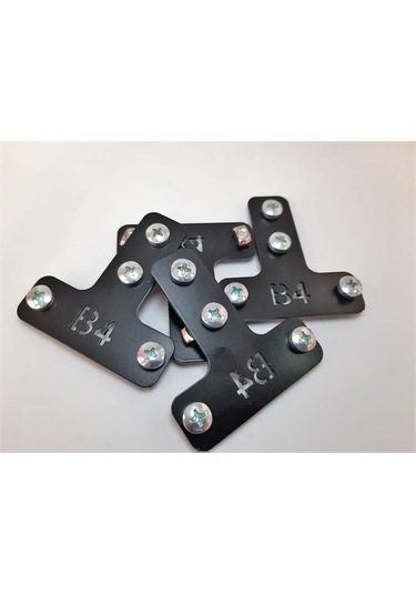 Brk Sigma Profil Uyumlu Sigma Profil Dikey Sabitleme Metali + Montaj Vida Ve Somunları