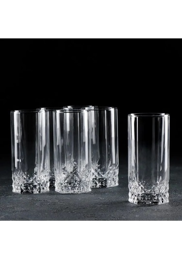 Pasabahce Yüksek Bardağı Seti 290 Ml "valse" Cam, 6 Adet 114945061 Beyaz