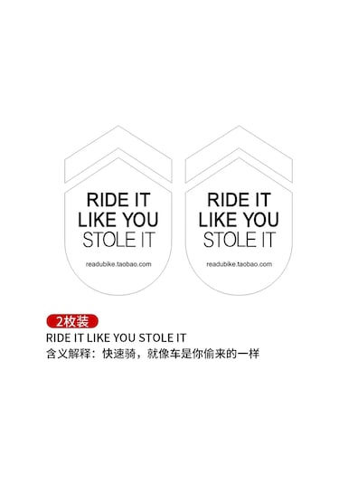 Stil 5-dağ Bisikleti Bisiklet Çerçeve Çıkartmalar Üst Tüp Etiket Bisikleti Çıkartmaları Kişiselleştirilmiş Bisiklet Aks. 44384158 Beyaz - Siyah