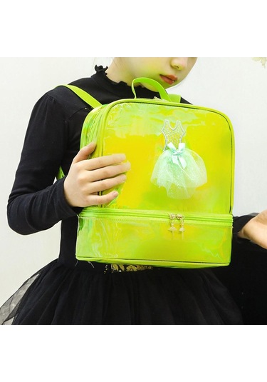 Suntek Bale Dans Sırt Çantası Günlük Spor Jimnastiği Için Yeşil