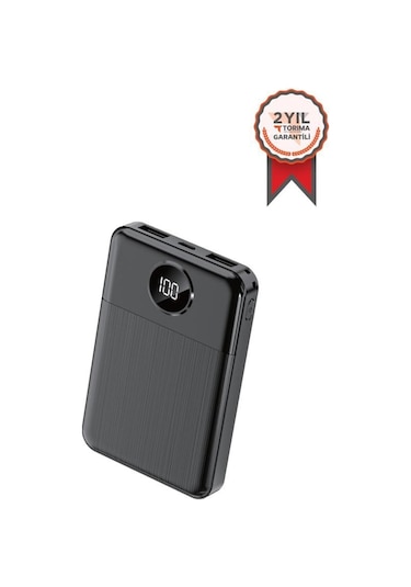 Hızlı Şarj Özellikli 5000 Mah Taşınabilir Powerbank Siyah