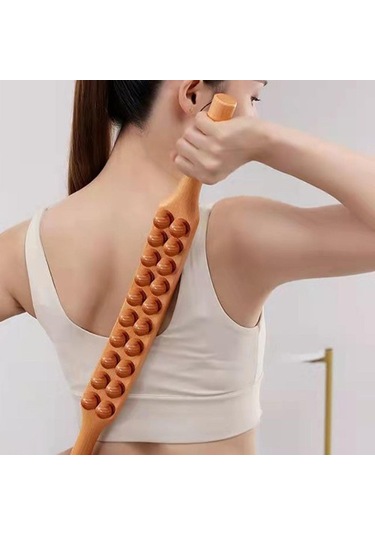 Ahşap Masaj Aleti 60cm Dsf857 Çok Renkli