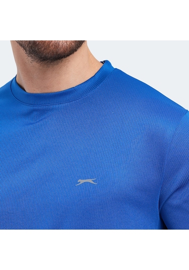 Slazenger OTAR I Erkek  Saks Mavi Tişört
