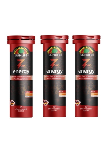 Sunlife Z-energy 10 Efervesan Tablet 3 Adet