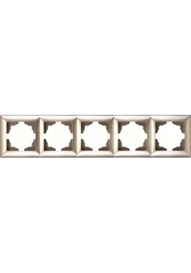 Günsan Visage Metalik Bej Beşli Çerçeve