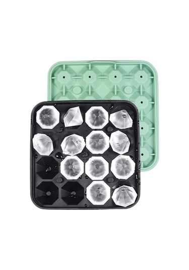 Ulzyvf Createtech Siyah Silikon Kutusu Elmas Buz Bölmesi Ambition 2-16 Adet - Dayanıklı Saklama Çözümü Siyah Siyah