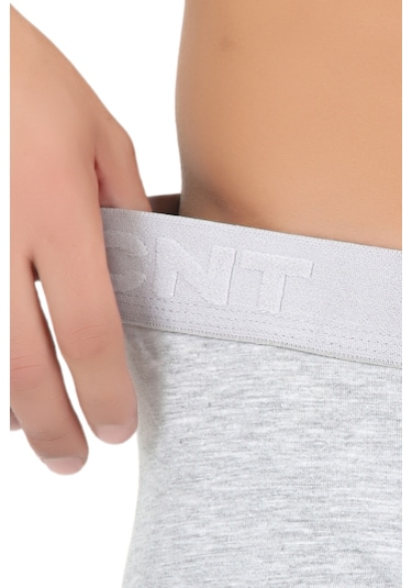 Erkek Esnek Kumaş Siyah Boxer Pamuk Terletmez Katlanmayan Uzun Paça Boyu Siyah-beyaz Beyaz - Siyah