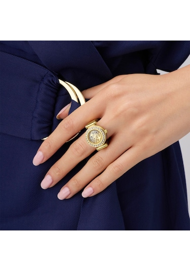 Guess Gugw1022l2 Kadın Yüzük Saat Altın
