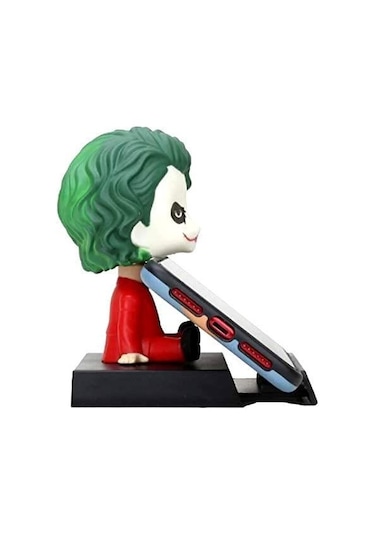 The Joker Villain S Edition Anime Sallanan Kafalı Figür Biblo Telefon Tutucu Dekoratif Masa Süsü Krm Joker