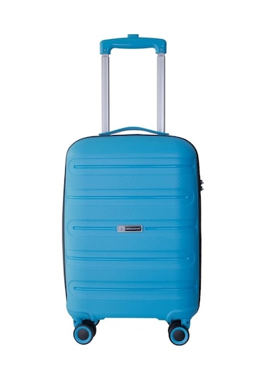 Vegmann Polipropilen Pp Atlas Mavi Kabin Boy Valiz Mavi