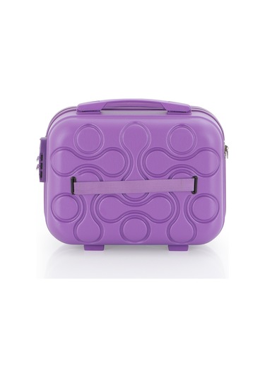 Mçs Polipropilen 3lü Valiz Seti Büyük & Kabin & Makyaj V376 S23sy1000053-set 00014 Mor