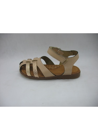 ANGELOKİDS DOPAŞ DERİ ORTOPEDİK DESTEKLİ 0212 SANDALET 23 Bej