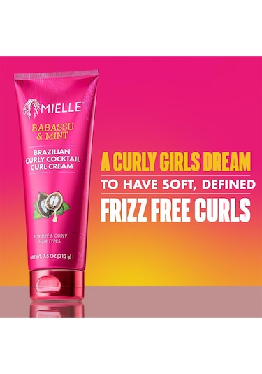Mielle Babassu & Mint Bukle Belirginleştirici Durulanmayan Saç Bakım Kremi 213gr