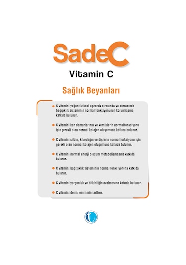 Sadec Vitamin C 1000mg 100 Şase