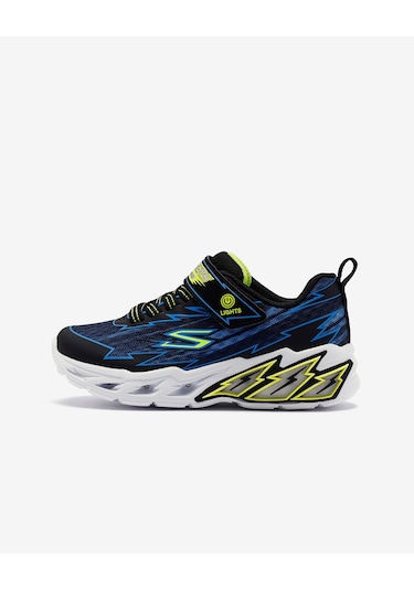 Skechers Light Storm 2.0 - Bolt-brights Büyük Erkek Çocuk Siyah Işıklı Spor Ayakkabı 400149l Bkbl Siyah
