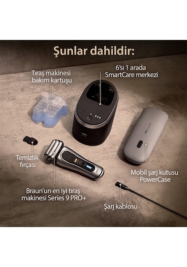 Braun Series 9 Pro+ 9577CC Islak ve Kuru Tıraş Makinesi
