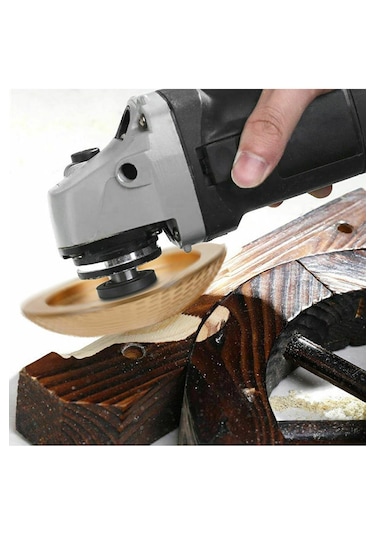Ahşap Törpü Eğe Dis Kuksa Tabak Oval Oyma Açılı Taşlama 100 MM
