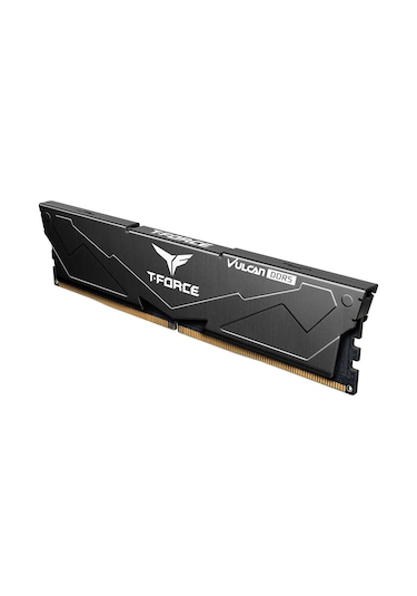 Team T-force Vulcan Black 16gb 1x16gb 6000mhz Ddr5 Cl38 Gaming Ram Flbd516g6000hc38j01