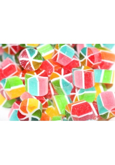 Gökkuşağı Dilim Akide Lolly Akide Şeker 1000 Gr