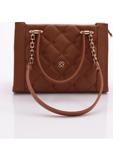 Dgn 657 Kadin Zincirli Çanta 657-2326-R0912 Taba