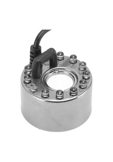 Vkemall Stainless Steel Ultrasonic Soğuk Buhar Üretici - 12 Led Renkli, 110-240v Ev Ve Bahçe Aromaterapi/su Dekorasyonu İçin