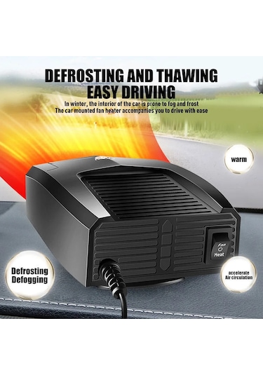 Ambition No.0194 12v 300w Elektrikli Oto Kaloriferi Dc İsıtma