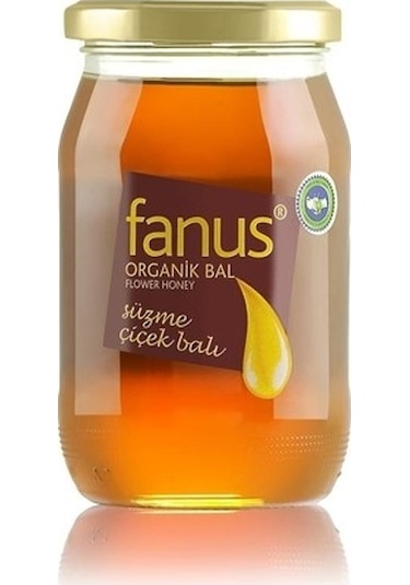 Fanus Organik Süzme Çiçek Balı 460 G