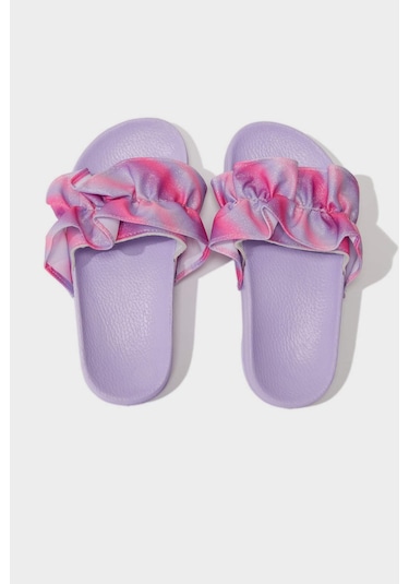 Defacto Kız Çocuk Düz Taban Tek Bantlı Eva Terlik Z8670a625smpr141 Mor